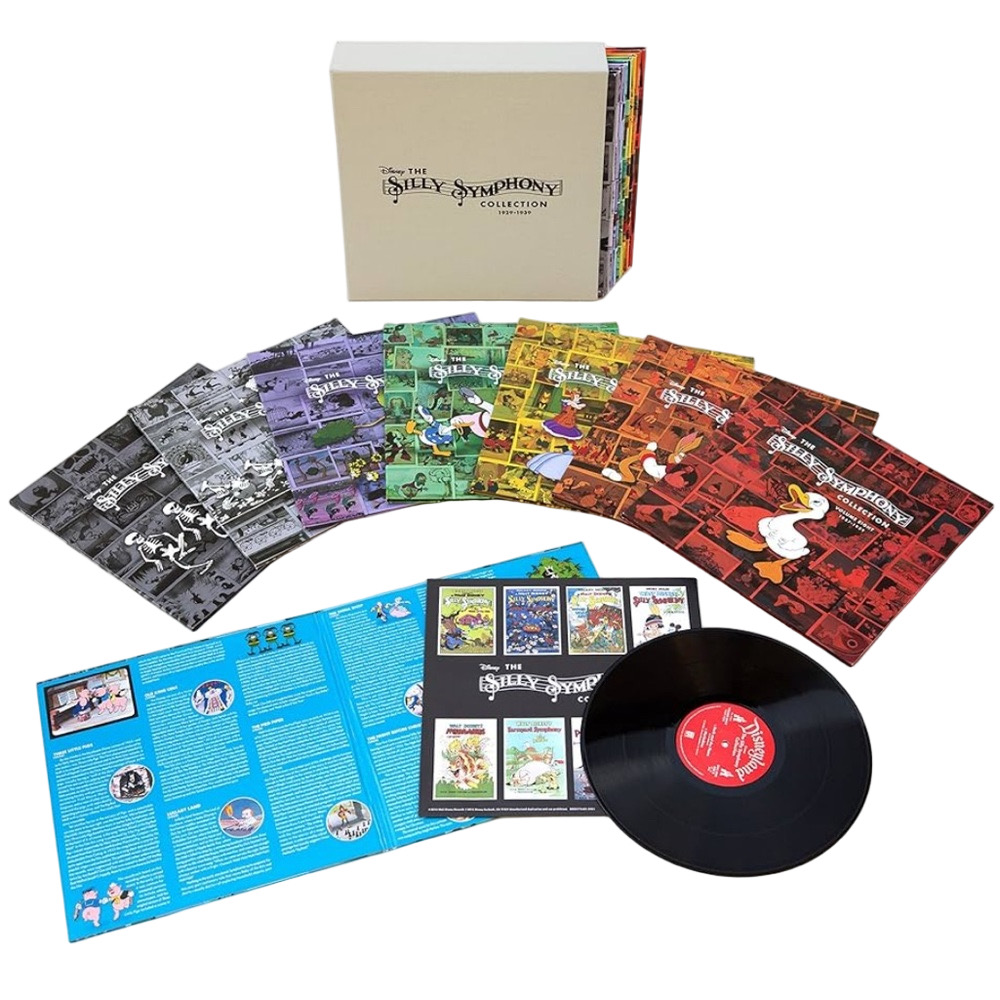 Walt Disney 2015 Silly Symphony Vinyl Box Set 1929-1939 Skeleton Dance 16 LP
